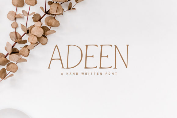 Adeen: A Whimsical Handwritten Font for Modern Branding