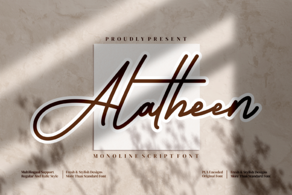 Alatheen: A Handwritten Font That Elevates Campaign Design