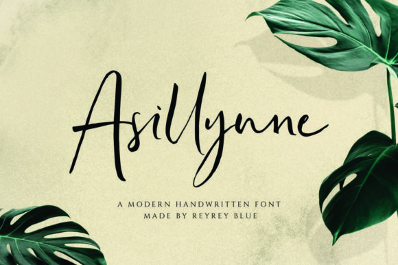 Asillynne Script Font for Handmade Creations