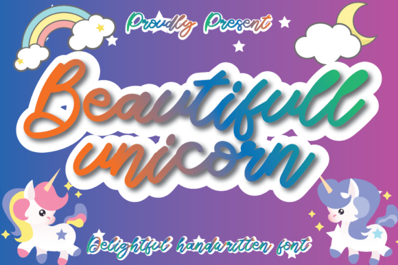Beautifull Unicorn Font for Web Design