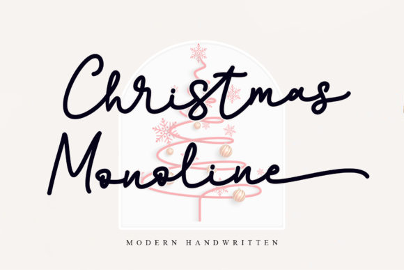 Christmas Monoline: A Font That Elevates Holiday Campaigns