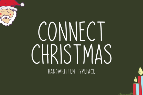 Connect Christmas: A Handwritten Font for Thoughtful Editorial Design