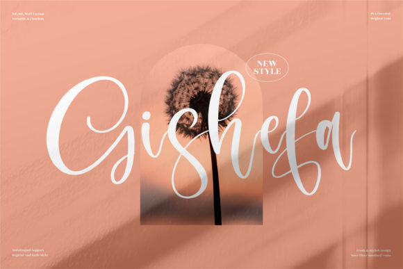 Discover Gishefa: A Whimsical Font for Branding Projects