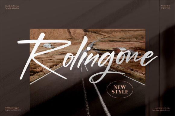Discover Rolingone: A Timeless Handwritten Font for Branding