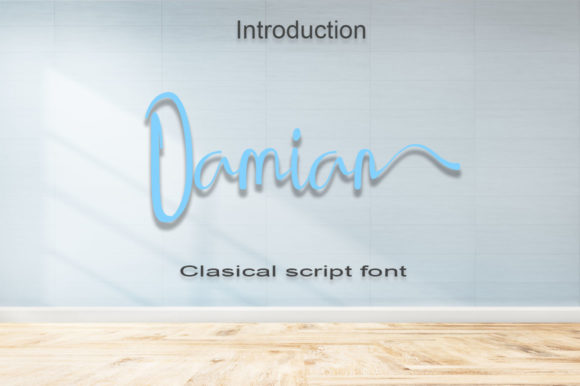 Discover the Elegance of Damian Script Font