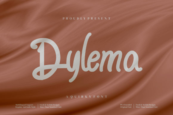 Dylema Font for Campaign Creatives