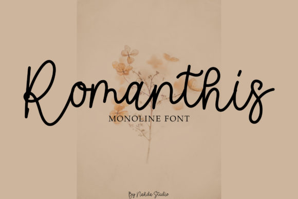 Enhance Your Brand with the Romanthis Script Font