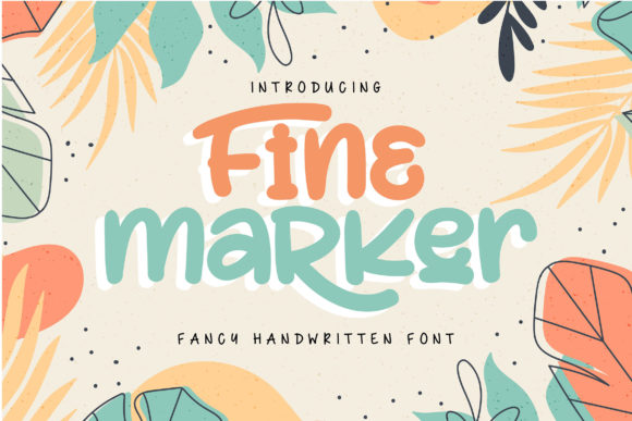 Fine Marker Font for Web Design Projects