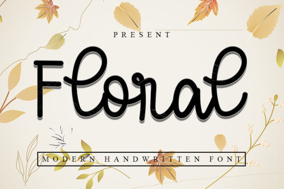 Floral Font for Branding: A Touch of Elegance