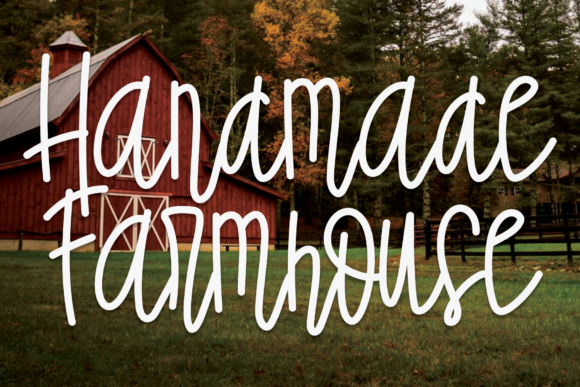 Handmade Farmhouse Font for Creative Projects