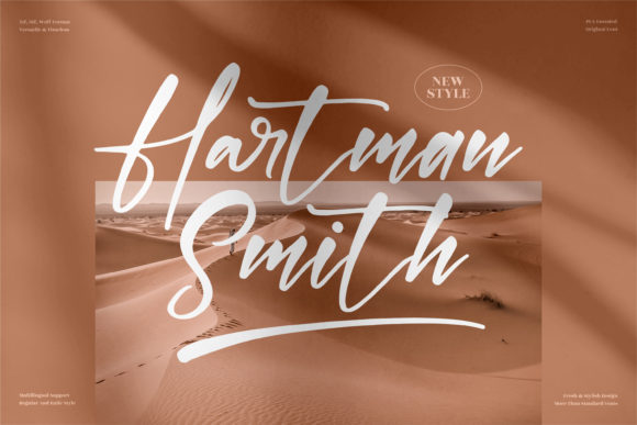 Hartman Smith: A Laid-Back Script Font for Editorial Design