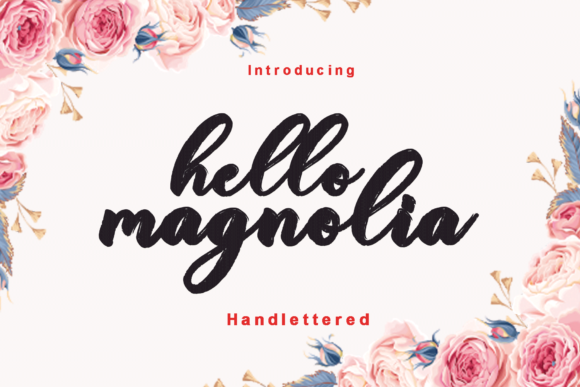 Hello Magnolia: A Timeless Script Font for Creative Projects