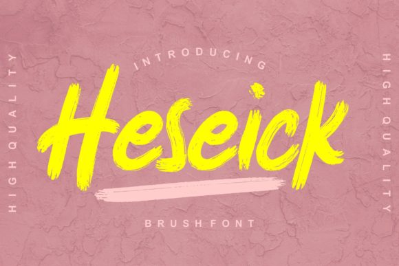 Heseick: A Vintage-Styled Font for Campaign Creativity