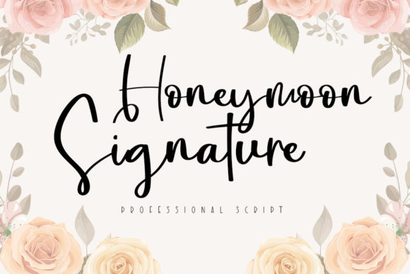 Honeymoon Signature Font for Branding Projects