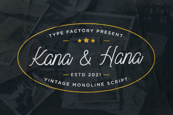 Kana Hana Script Font for Handmade Creations