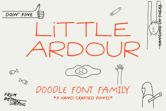 Little Ardour: A Handwritten Font for Polished Branding