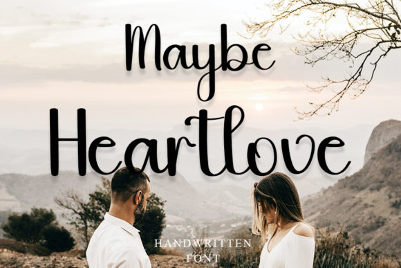 Maybe Heartlove: A Handwritten Font for Web Design