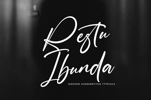 Restu Ibunda: A Handwritten Font That Elevates Branding