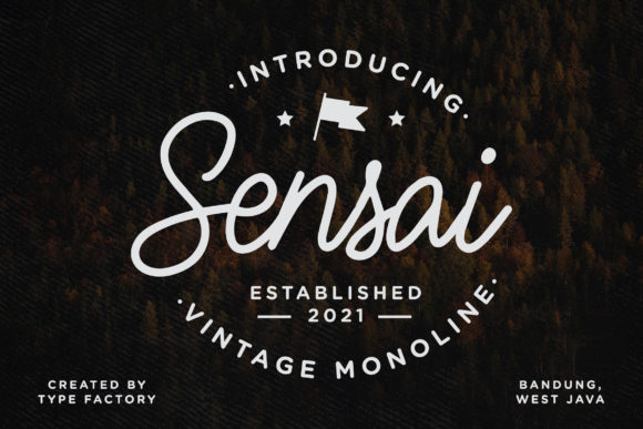 Sensai Font for Modern Web Design