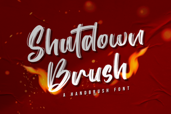 Shutdown Brush: A Graceful Script Font for Editorial Design