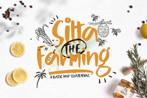 Silta the Farming Font for Handmade Creations