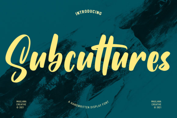 Subcultures Font Review for Campaign Design