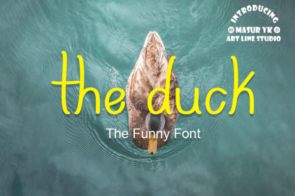 The Duck: A Handwritten Font That Adds Charm to Branding Projects