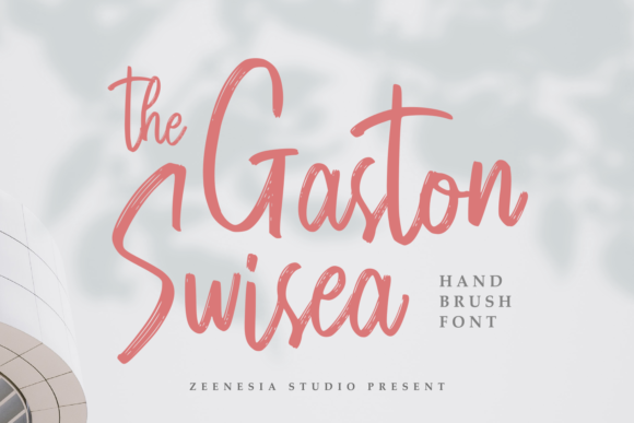 The Gaston Swisea: A Script Font for Creative Projects