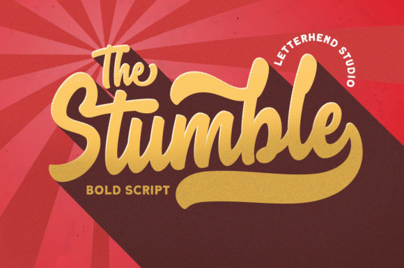 The Stumble: A Bold Handwritten Font for Retro Branding