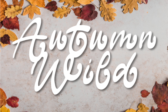Wild Autumn: A Handwritten Font for Editorial Elegance