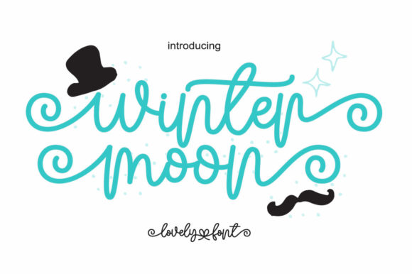 Winter Moon: A Whimsical Script Font for Branding Projects