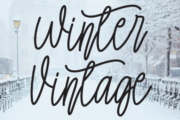 Winter Vintage Font Review for Branding Projects