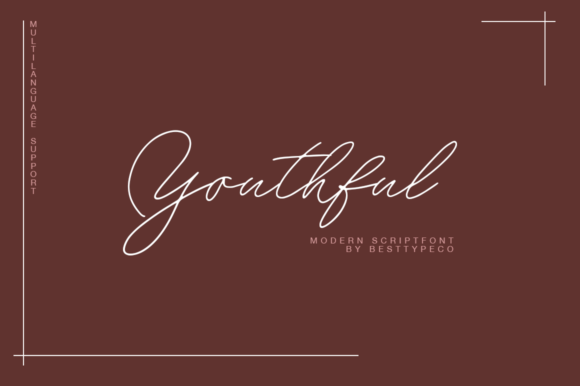 Youthful Script Font for Web Design